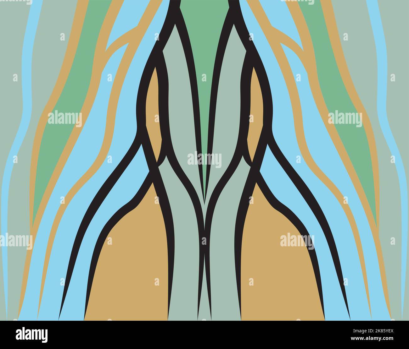 Sfondo colorato ispirato alla pelle di uno squalo tigre Illustrazione Vettoriale