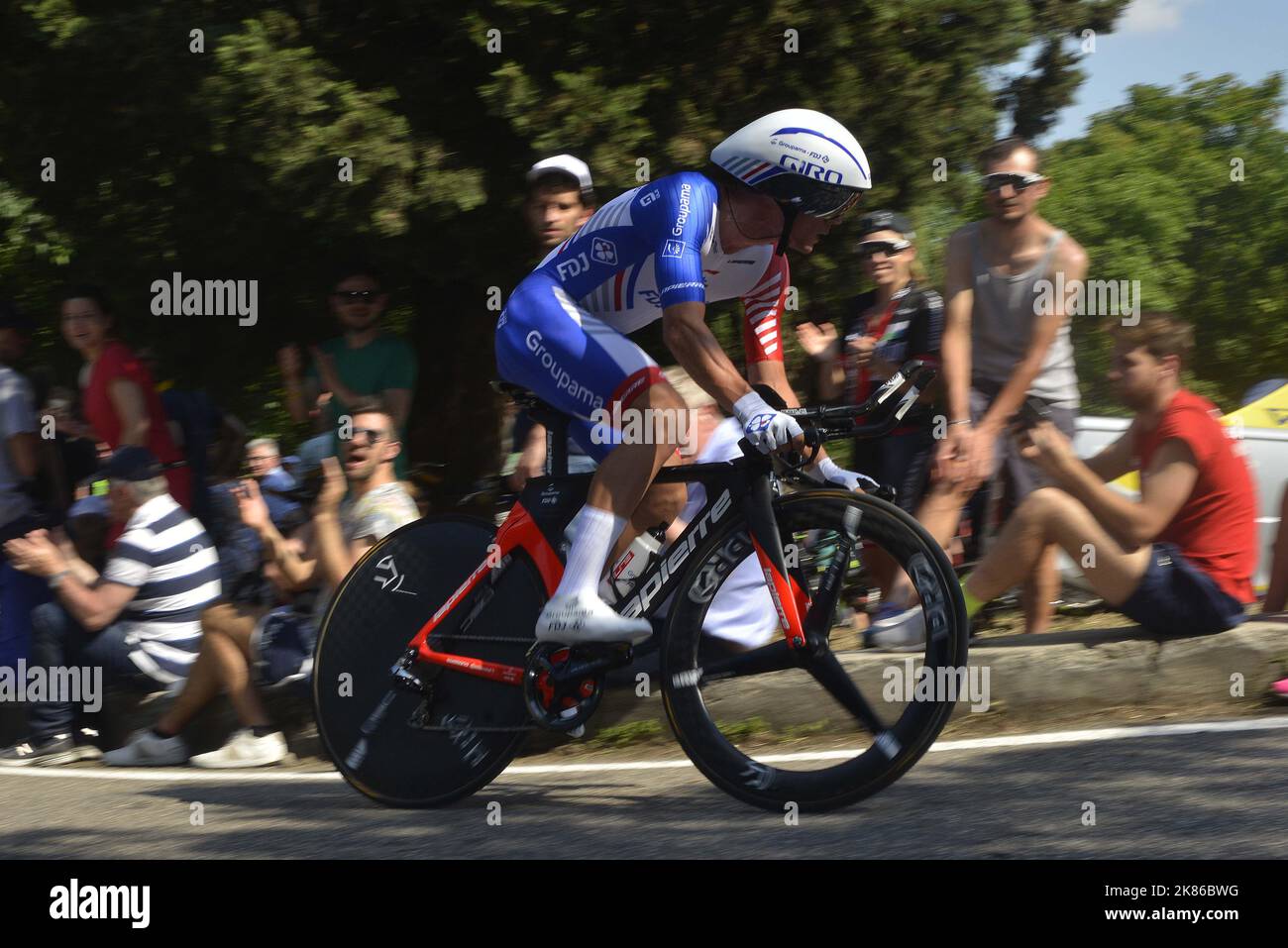 Valentin Madouas in azione Foto Stock