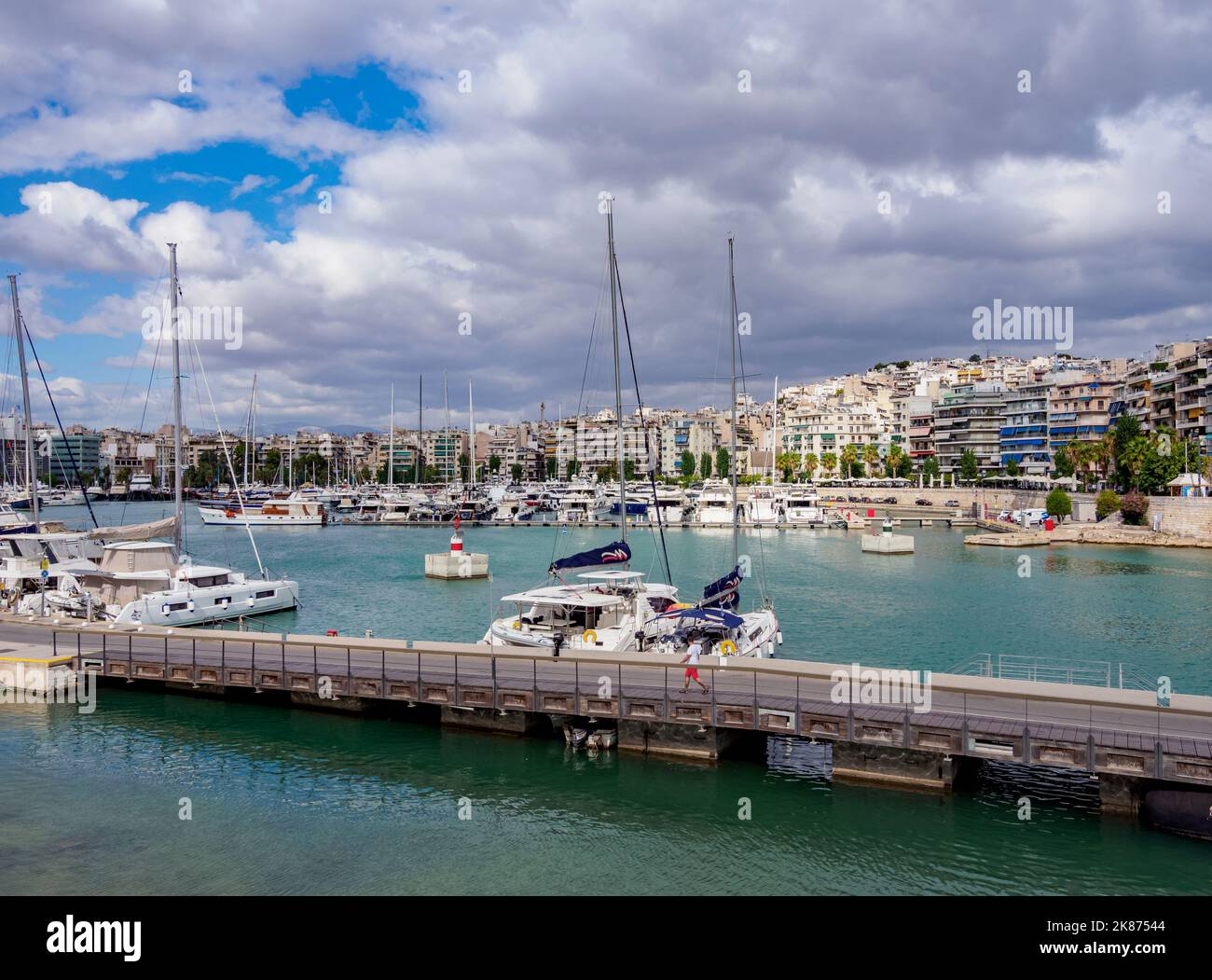 Baia di Zea (Pasalimani, Marina), Pireo, Attica, Grecia, Europa Foto Stock