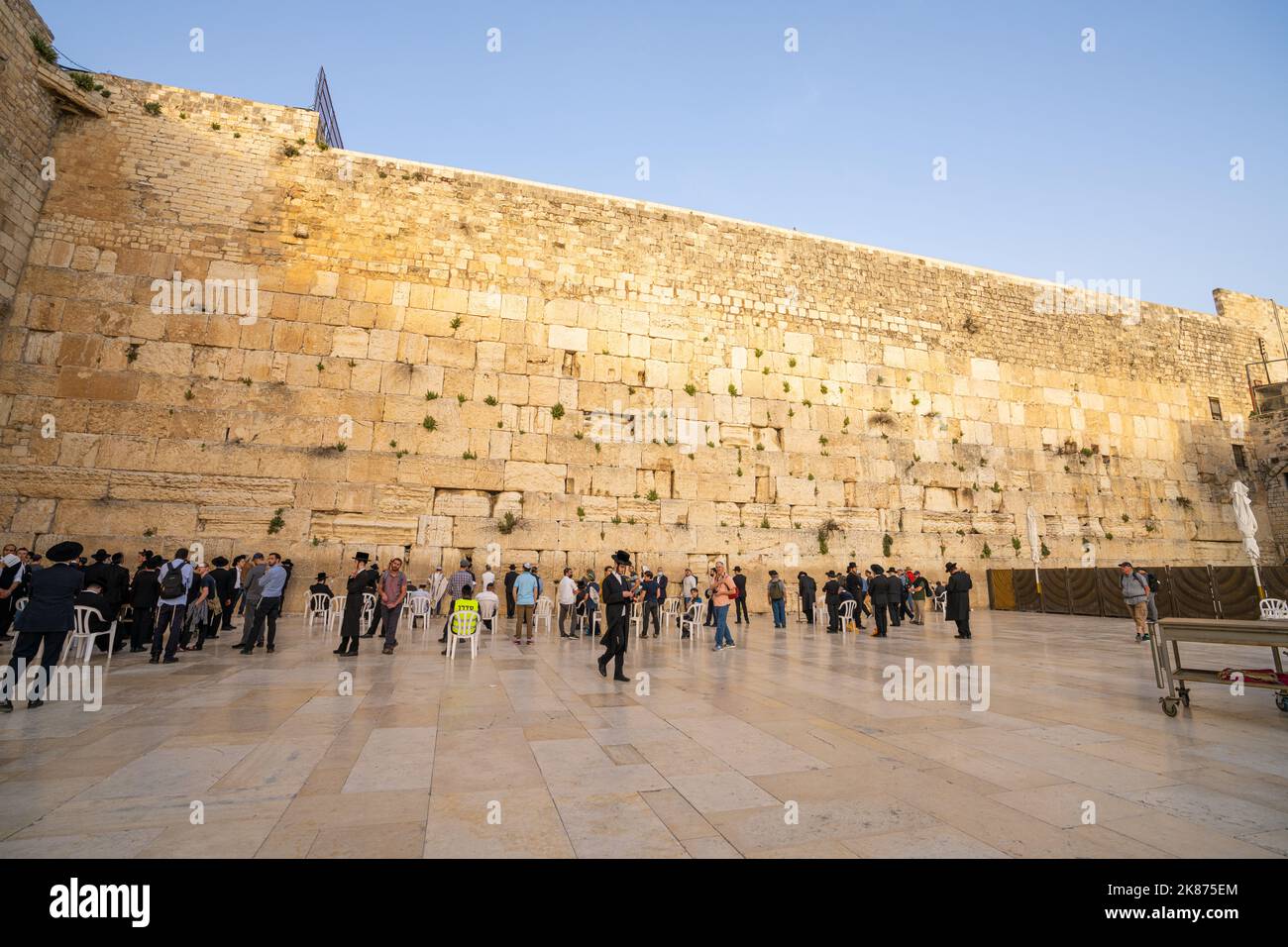 Il Muro Occidentale di Gerusalemme, Israele, Medio Oriente Foto Stock