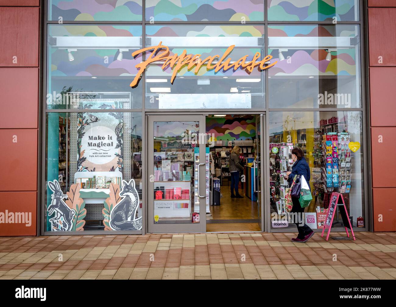 Paperchase Store al Rushden Lakes Retail Park Foto Stock