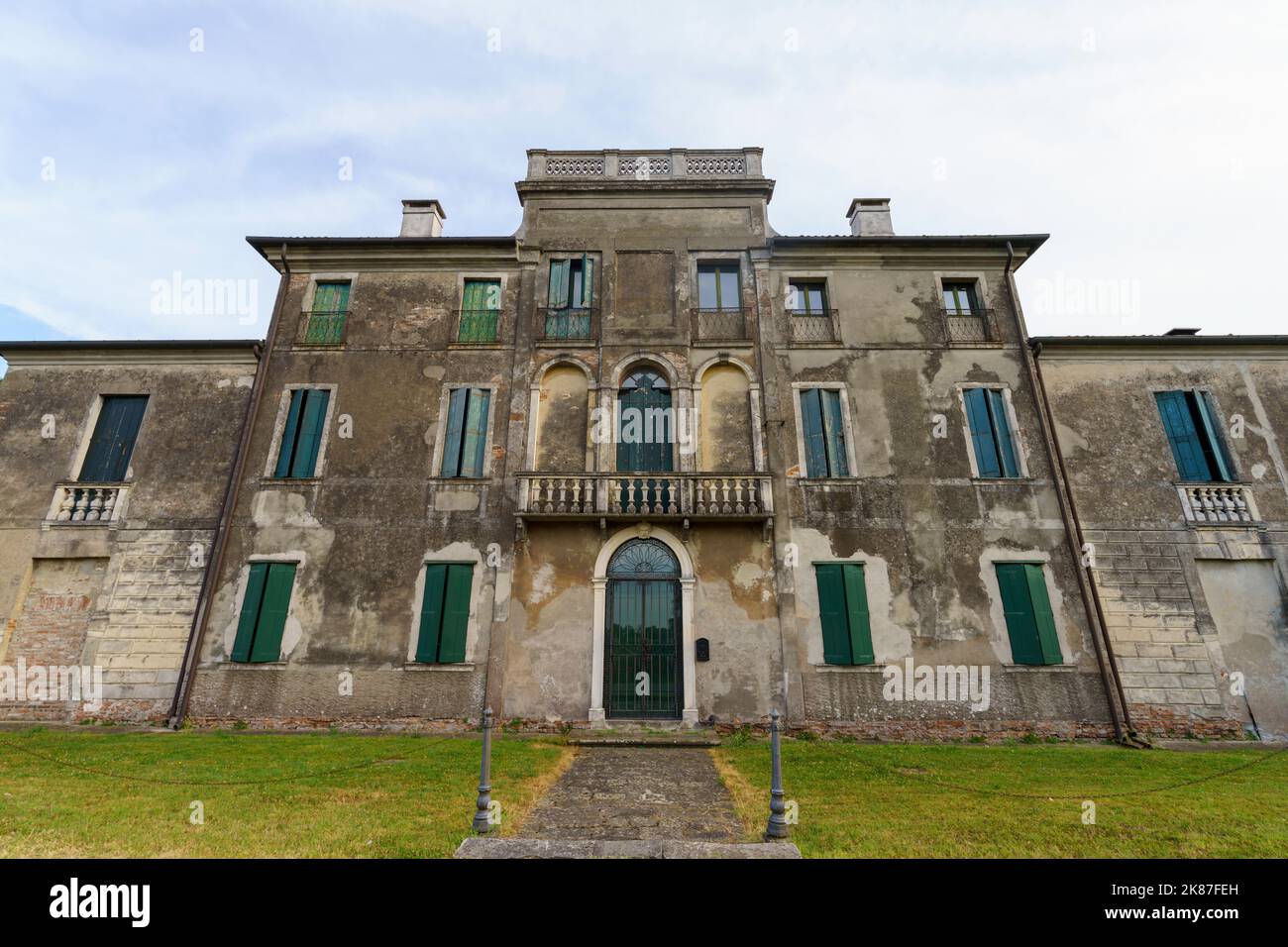 Antica casa di Fratta Polesine, in provincia di Rovigo, Veneto, Italia Foto Stock