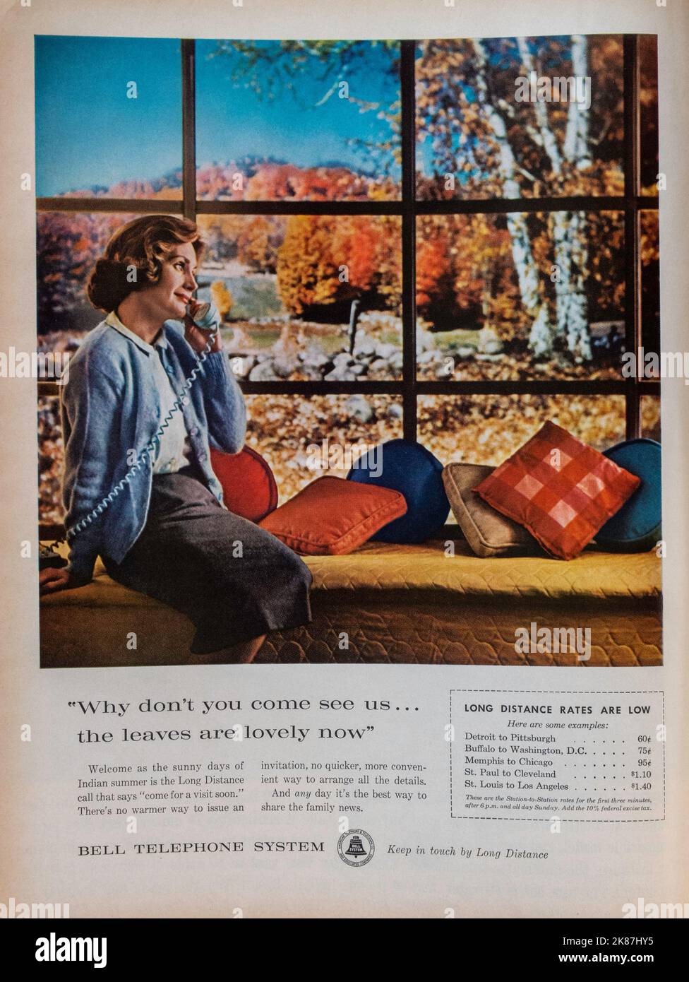 Vintage 20 Ottobre 1961 'Life' Magazine Advert, USA Foto Stock