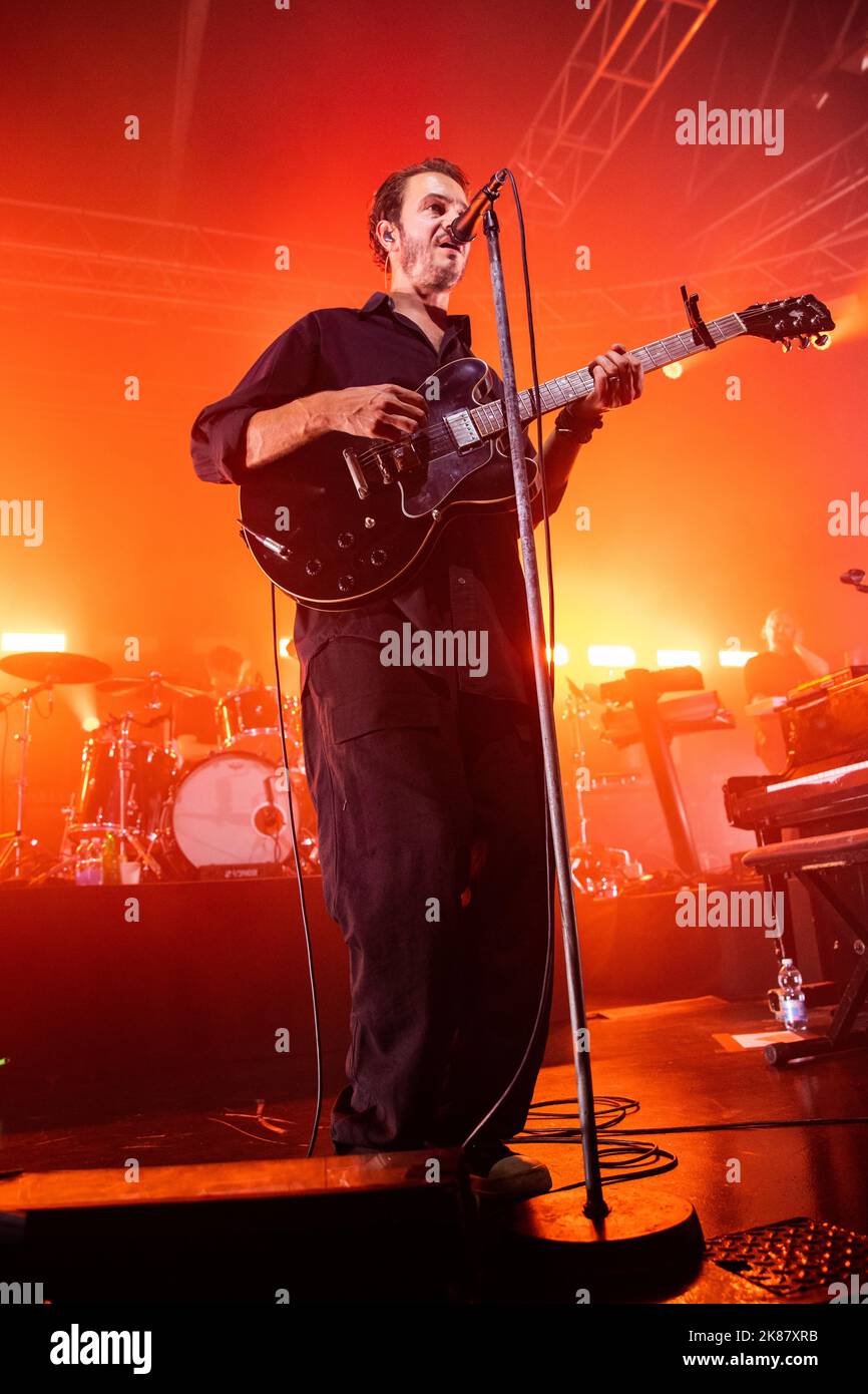 Milano Italia. 20 ottobre 2022. I REDATTORI della rock band inglese suonano dal vivo sul palco a Fabrique durante il 'EBM Tour 2022'. Foto Stock