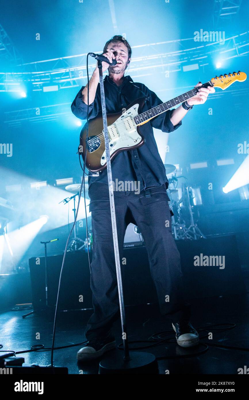 Milano Italia. 20 ottobre 2022. I REDATTORI della rock band inglese suonano dal vivo sul palco a Fabrique durante il 'EBM Tour 2022'. Foto Stock