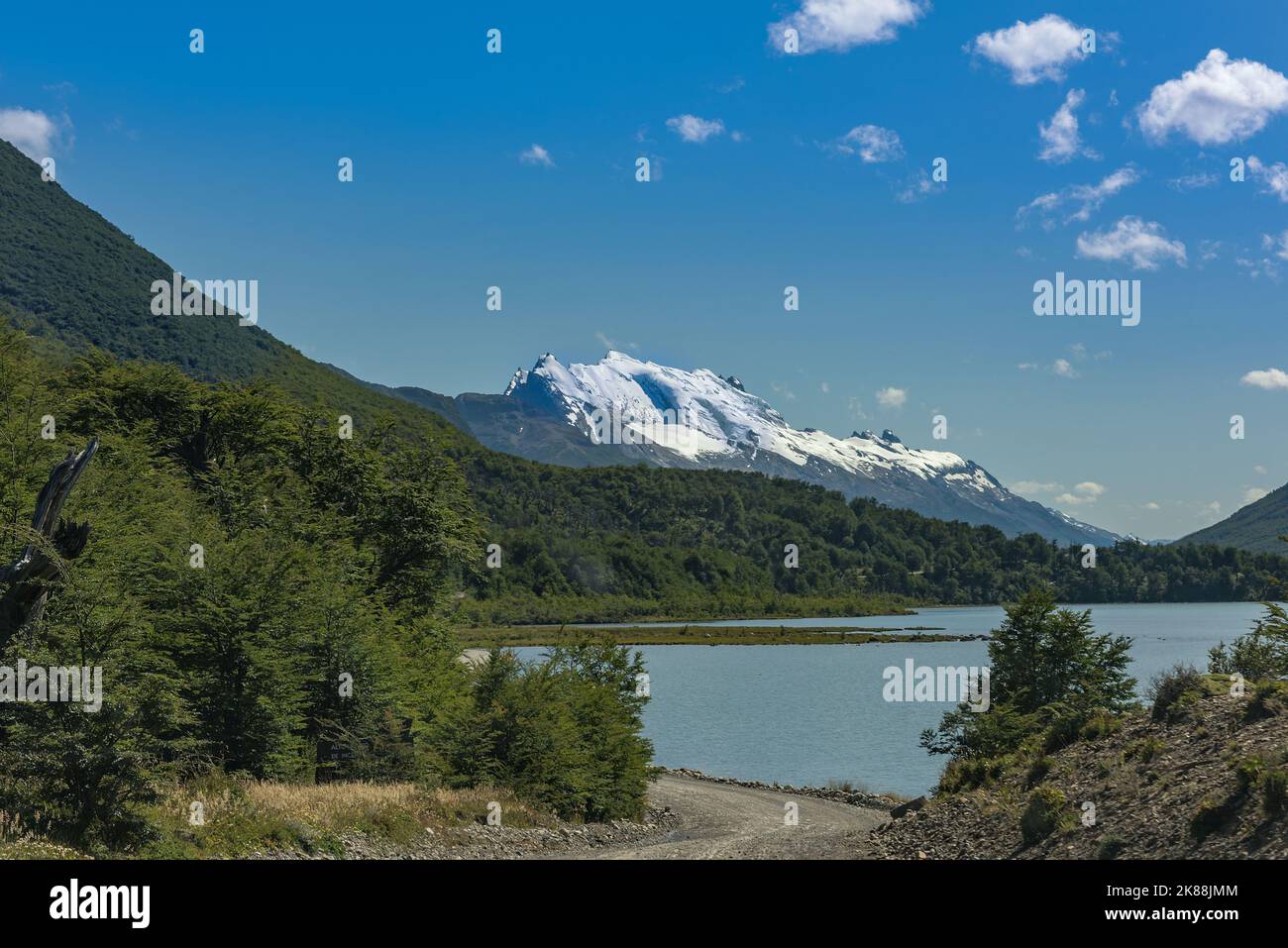 Paesaggio nel Parco Nazionale Argentinas Los Glaciares Foto Stock