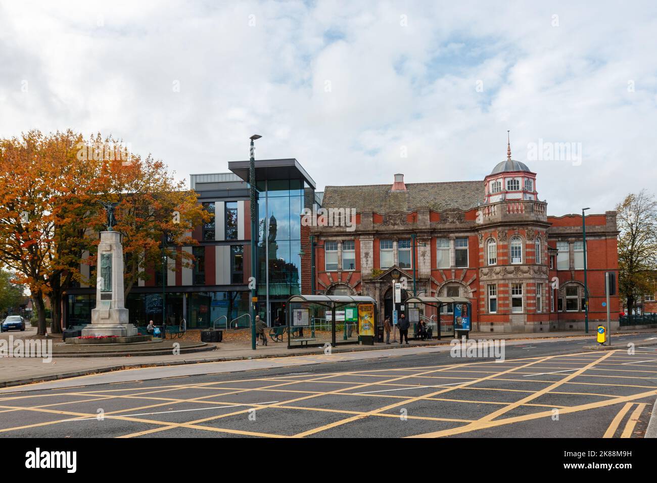 Eccles è una città settentrionale della Greater Manchester Foto Stock