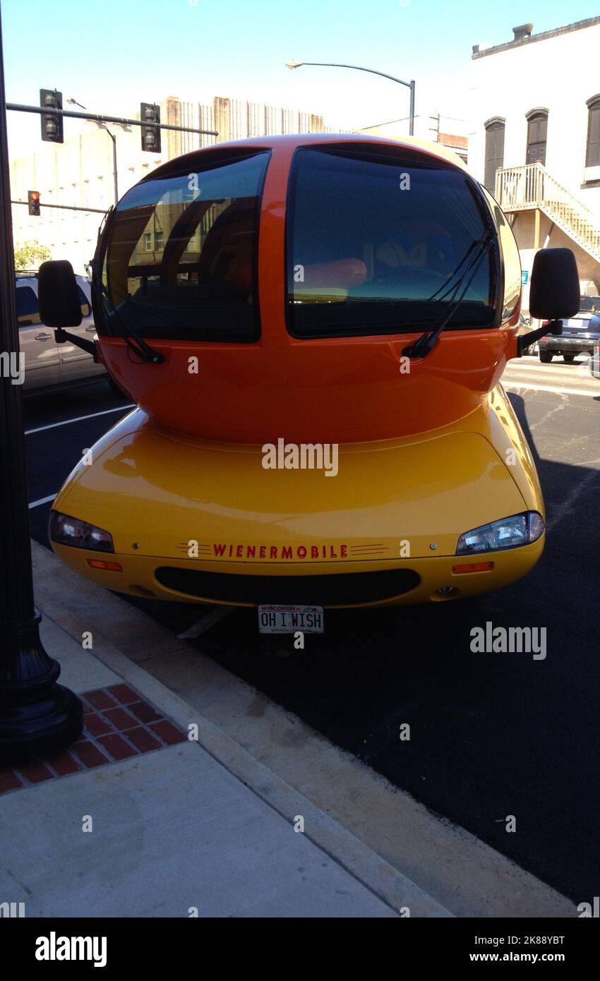 Wienermobile a Tifton, GA Foto Stock