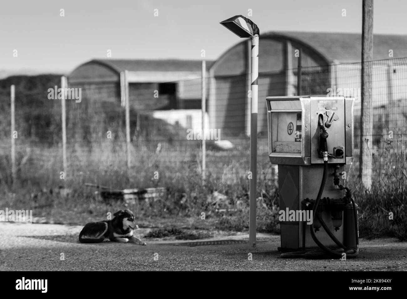 Stazione di benzina Foto Stock