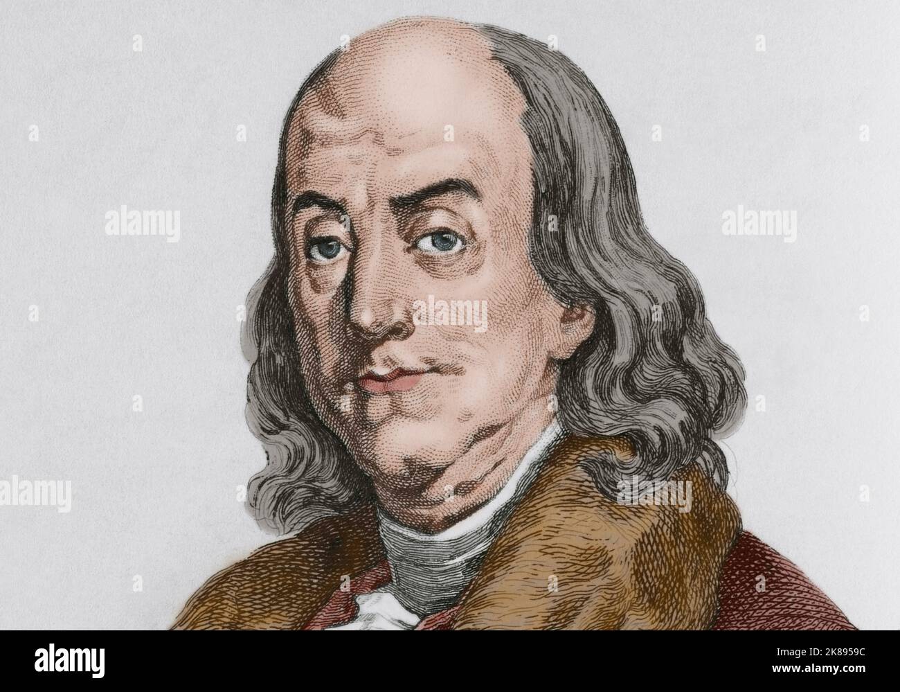 Benjamin Franklin. Foto Stock