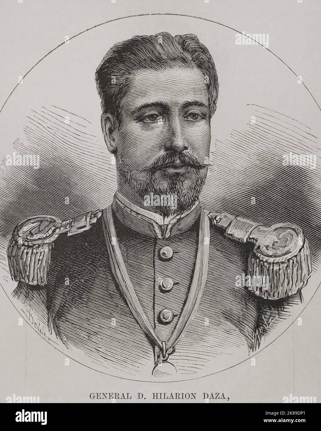 Hilarion Daza. Foto Stock