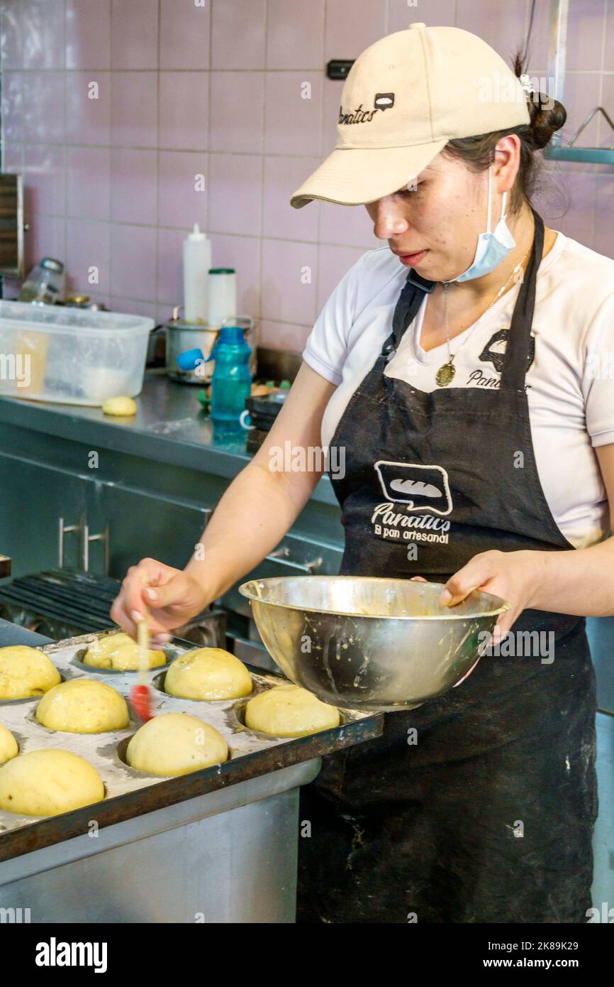 Bogota Colombia, Chapinero Norte Calle 64, Panatu 's artigianale panetteria ristorante ristoranti cena mangiare fuori informale caffè caffè caffè bistro bistro Foto Stock