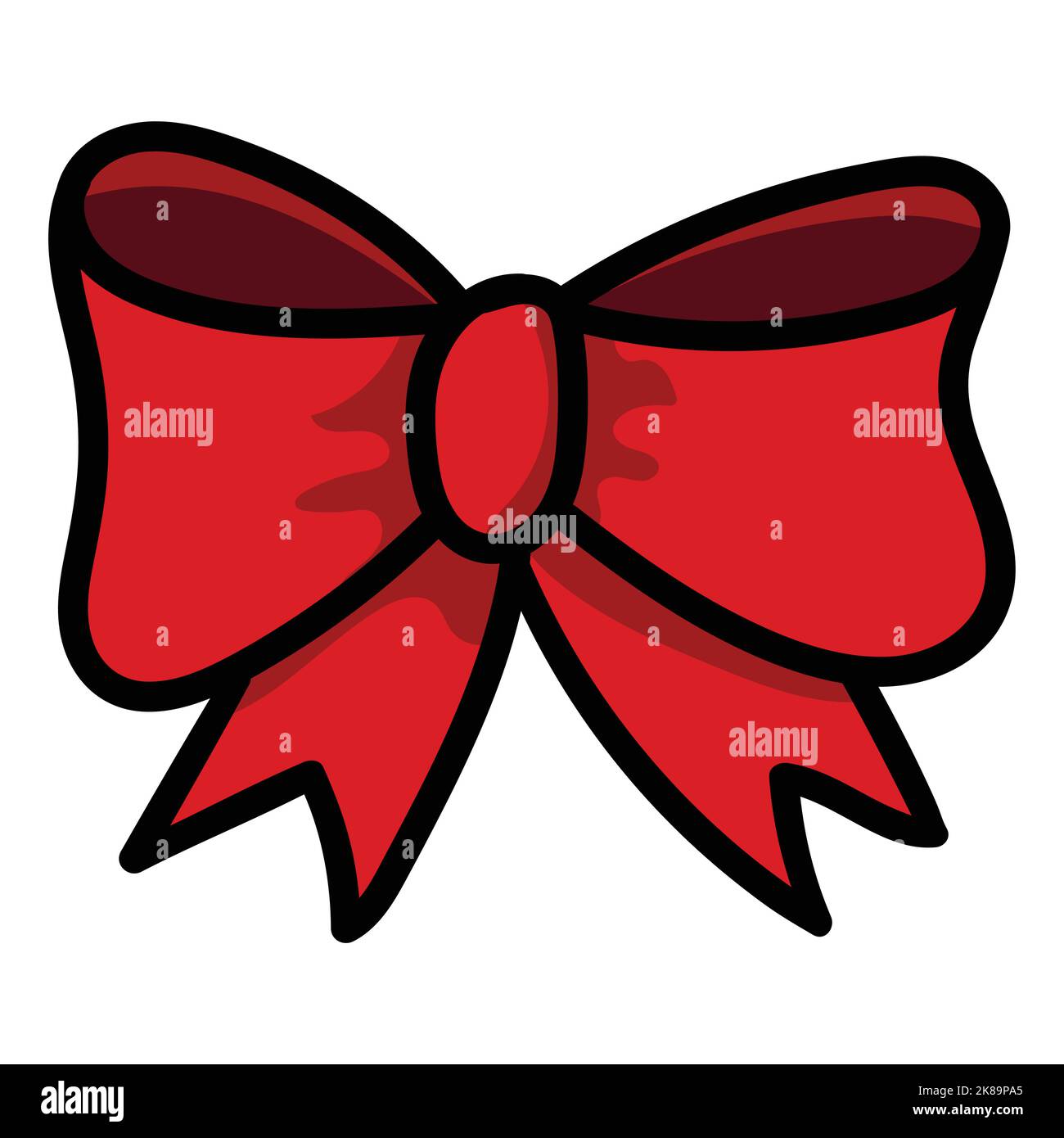 Illustrazione del vettore di prua decorativo isolato Illustrazione Vettoriale