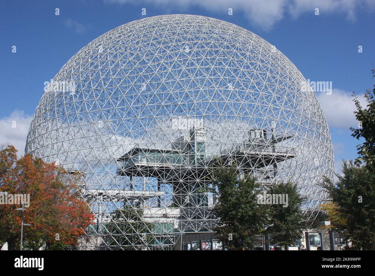 La biosfera nel Parc Jean-Drapeau, Montreal, Quebec, Canada Foto Stock