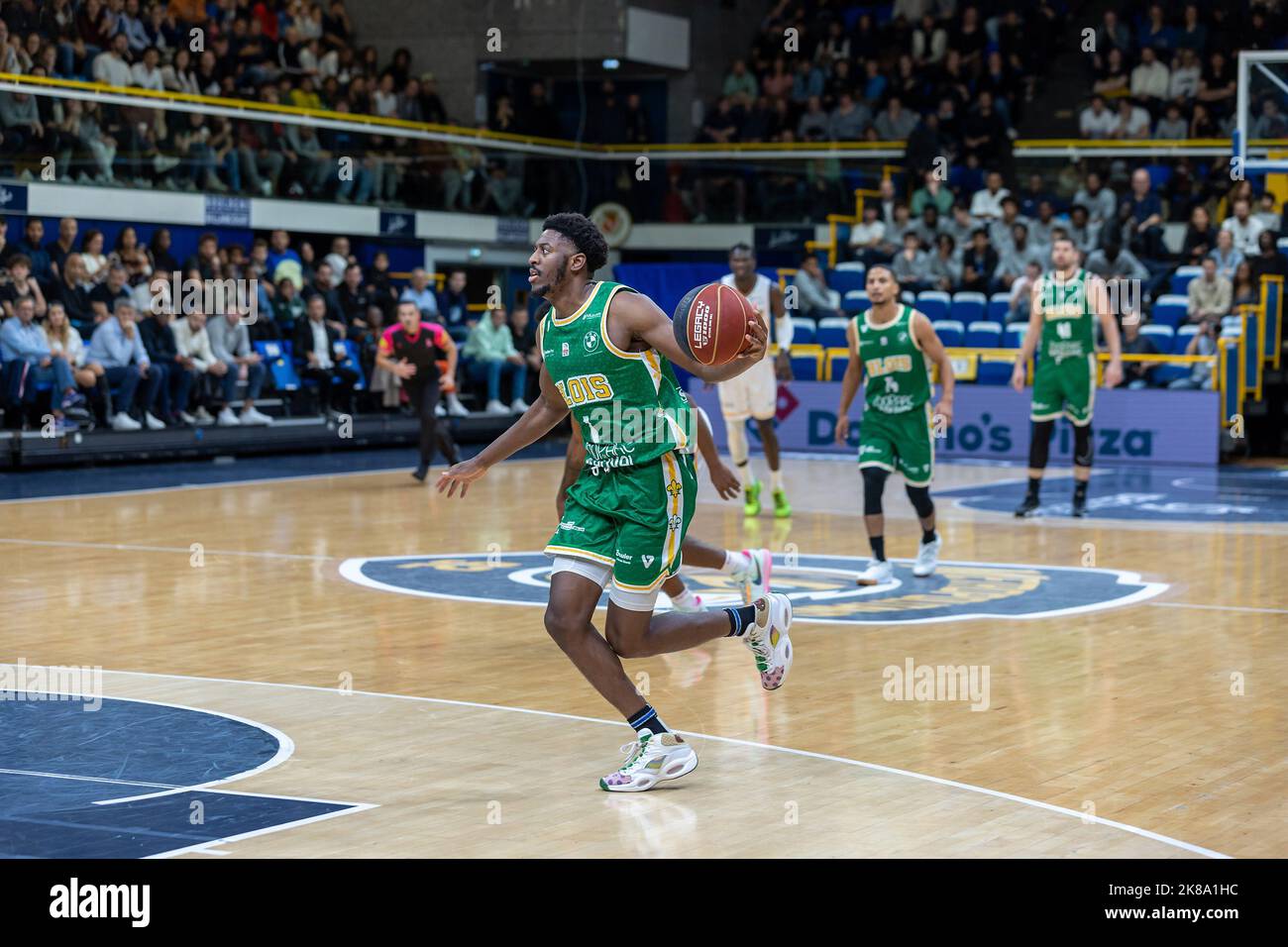 (C) Denis TRASFI / MAXPPP - au Palais Des Sports Marcel-Cerdan le 22-12-2020 - Basketball Championnat de France BETCLIC ELITE - Metropolitans 92 - Abe Foto Stock