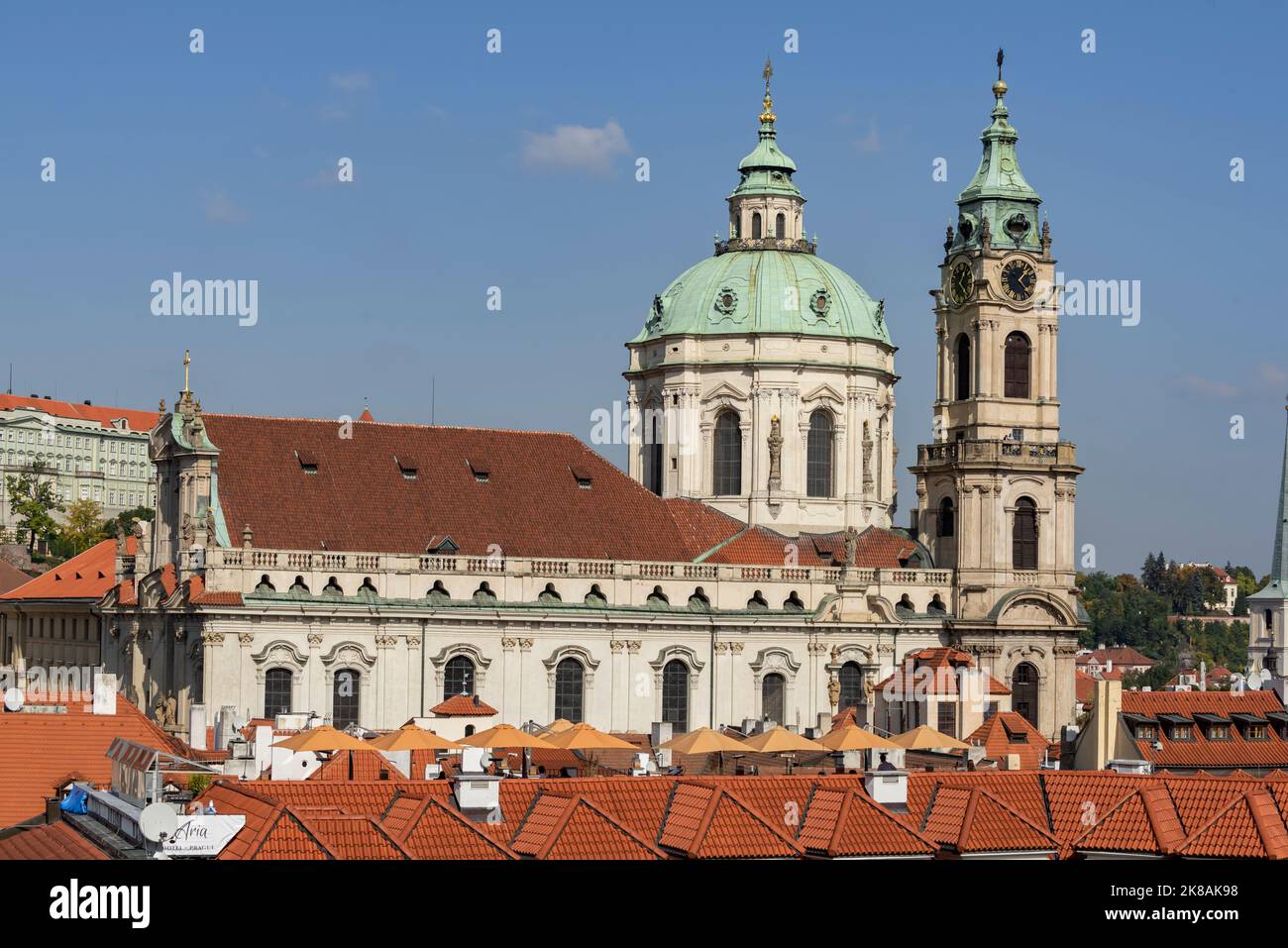 Praga, la chiesa di San Nicola è il monumento barocco più famoso di Praga. Foto 29.09.2017 (CTK Photo/Vladimir Houdek) Foto Stock