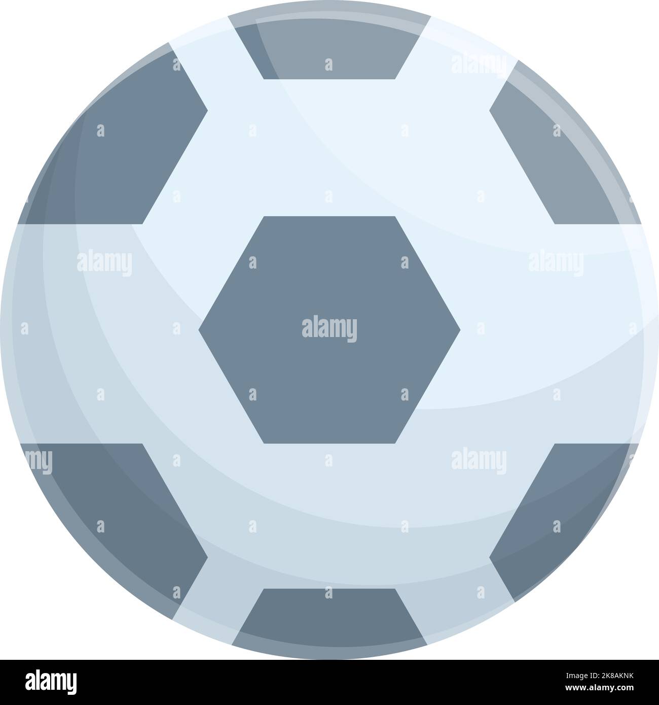 Pallone da calcio icona cartoon vettore. Negozio di giocattoli. Negozio per bambini Illustrazione Vettoriale