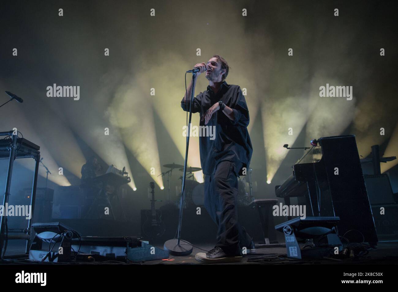 21 ottobre 2022, Bologna, Emilia Romagna, Italia: Band editoriale suonata a Bologna per la seconda data italiana. (Credit Image: © Carlo Vergani/Pacific Press via ZUMA Press Wire) Foto Stock