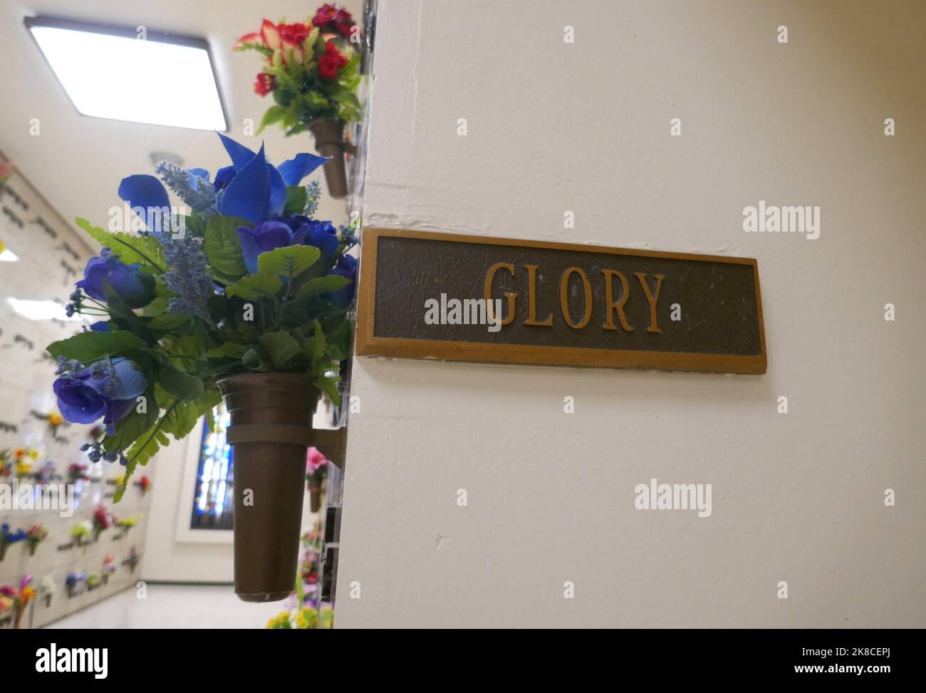 Inglewood, California, USA 19th ottobre 2022 Glory Section nel Mausoleo del Giardino di Manchester presso il cimitero di Inglewood Park il 19 ottobre 2022 a Inglewood, Los Angeles, California, USA. Foto di Barry King/Alamy Stock Photo Foto Stock