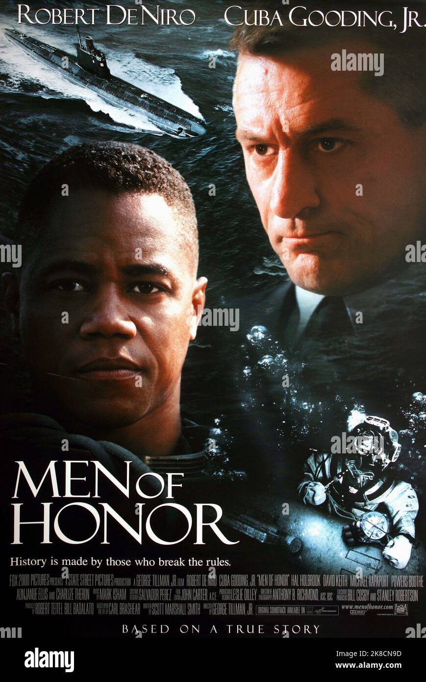 Cuba Gooding Jnr & Robert De Niro Poster Film: Uomini d'onore; uomini d'onore (2000) regista: George Tillman Jr. 14 Settembre 2000 **AVVERTENZA** questa fotografia è solo per uso editoriale ed è copyright di FOX e/o del fotografo assegnato dalla Film o dalla Production Company e può essere riprodotta solo da pubblicazioni in concomitanza con la promozione del film di cui sopra. È richiesto un credito obbligatorio a FOX. Il fotografo deve essere accreditato anche quando è noto. Nessun uso commerciale può essere concesso senza autorizzazione scritta da parte della Film Company. Foto Stock