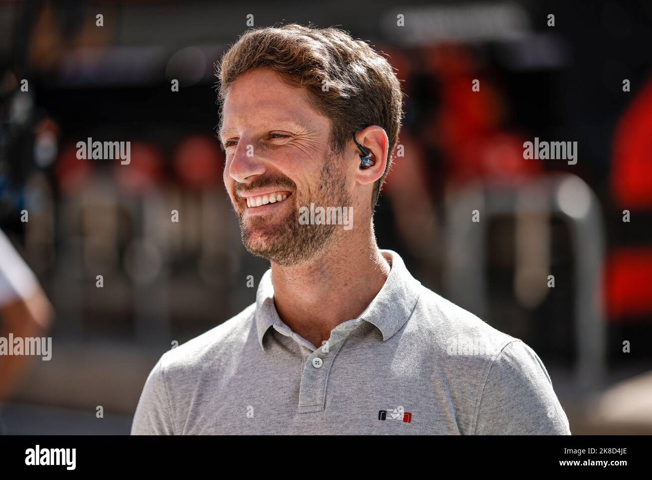 Austin, Texas, Stati Uniti. 23rd Ott 2022. Romain Grosjean ritratto ex pilota F1 durante la Formula 1 Aramco United States Grand Prix 2022, 19th° round del Campionato del mondo FIA di Formula uno 2022 dal 21 al 23 ottobre 2022 sul circuito delle Americhe, ad Austin, Texas - Foto Xavi Bonilla / DPPI Foto Stock