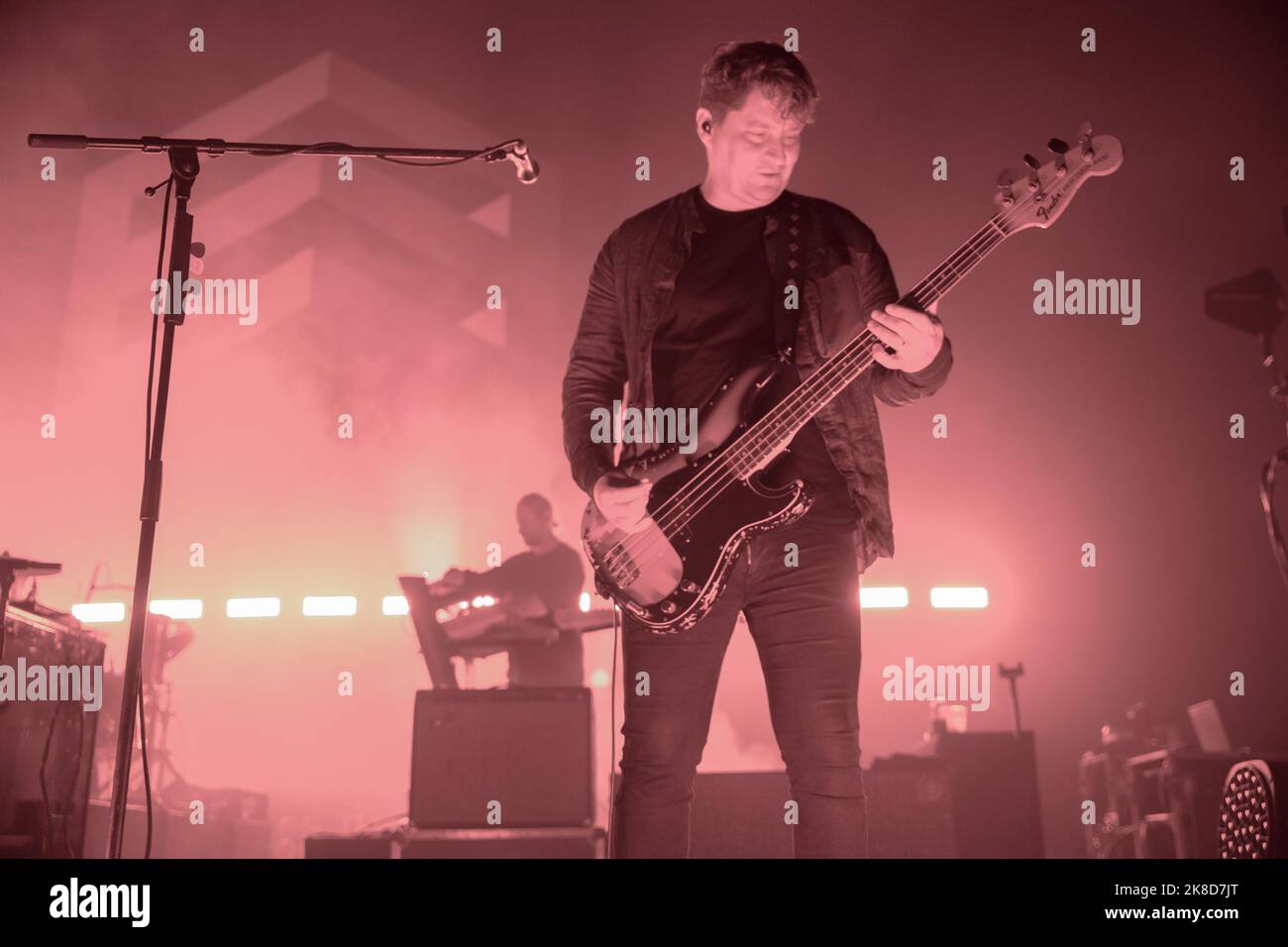 Bologna, Italia. 21st Ott 2022. La band editors suonò a Bologna per la seconda data italiana. (Foto di Carlo Vergani/Pacific Press/Sipa USA) Credit: Sipa USA/Alamy Live News Foto Stock