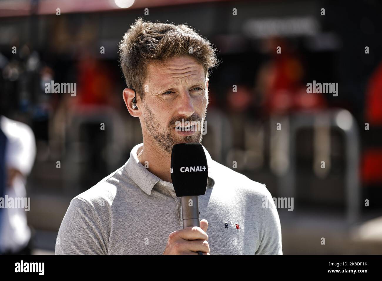 Austin, Texas, Stati Uniti. 22nd ottobre 2022. Ritratto di Romain Grosjean ex pilota F1 durante la Formula 1 Aramco United States Grand Prix 2022, 19th° round del Campionato del mondo FIA di Formula uno 2022 dal 21 al 23 ottobre 2022 sul circuito delle Americhe, ad Austin, Texas - Foto: Xavi Bonilla / DPPI/DPPI/LiveMedia Credit: Agenzia indipendente per le foto/Alamy Live News Foto Stock