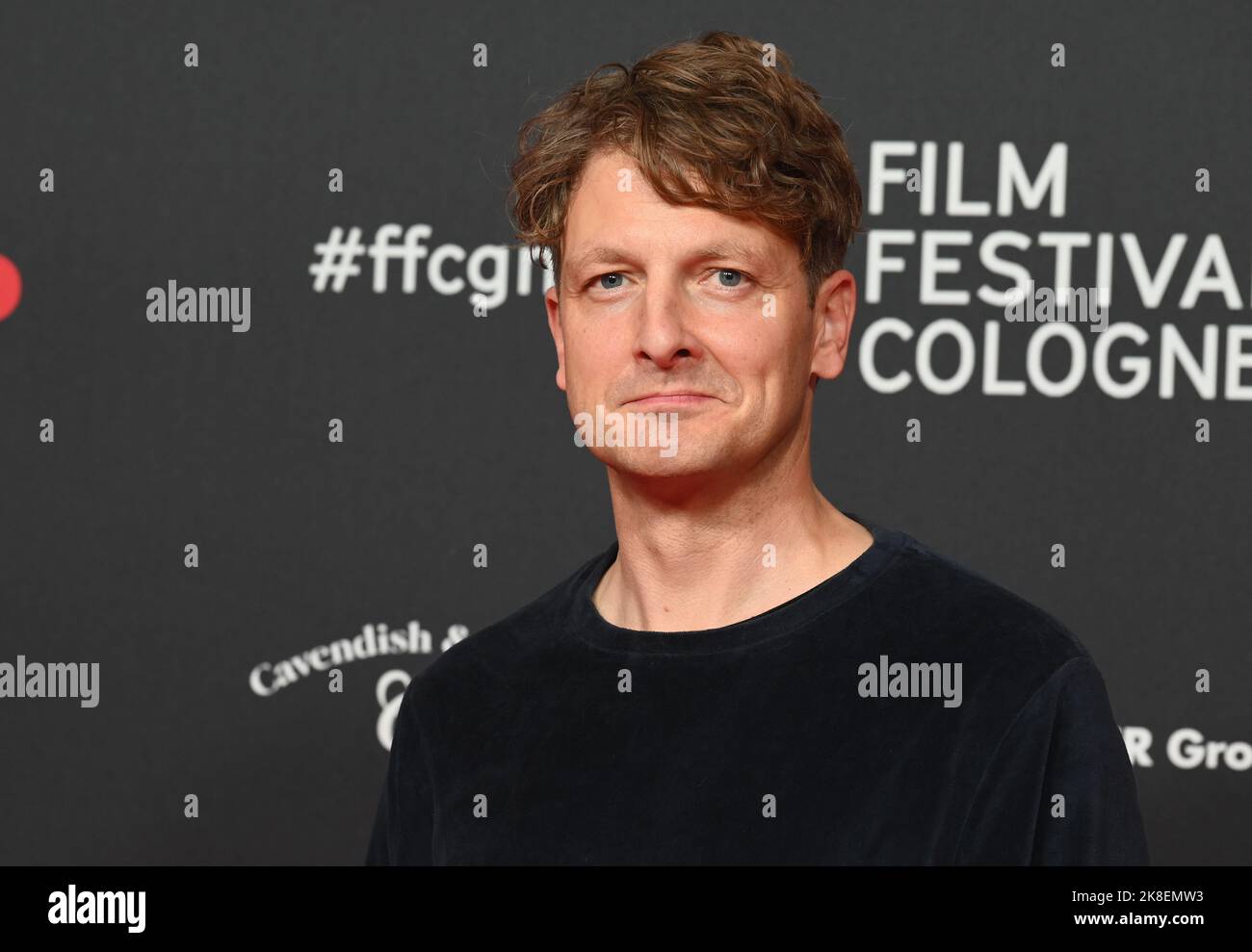 Colonia, Germania. 21st Ott 2022. L'attore Holger Stockhaus arriva per la proiezione del film " Friesland : Lost and Found " al 32nd Film Festival Colonia (ex Cologne Conference) 2022, un festival internazionale del cinema. Credit: Horst Galuschka/dpa/Horst Galuschka dpa/Alamy Live News Foto Stock