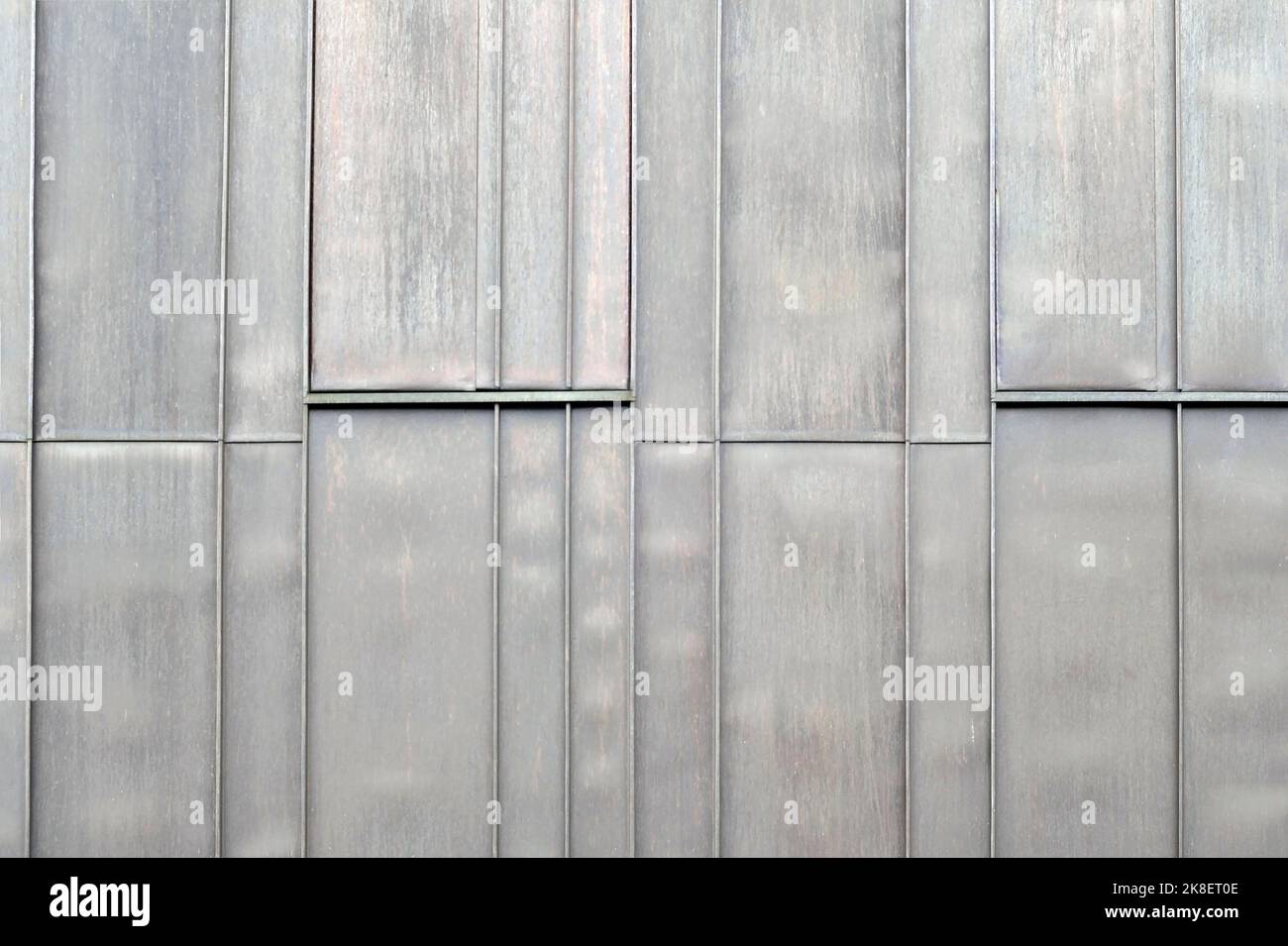Rivestimento di lamiere sottili. Sfondo. Foto Stock