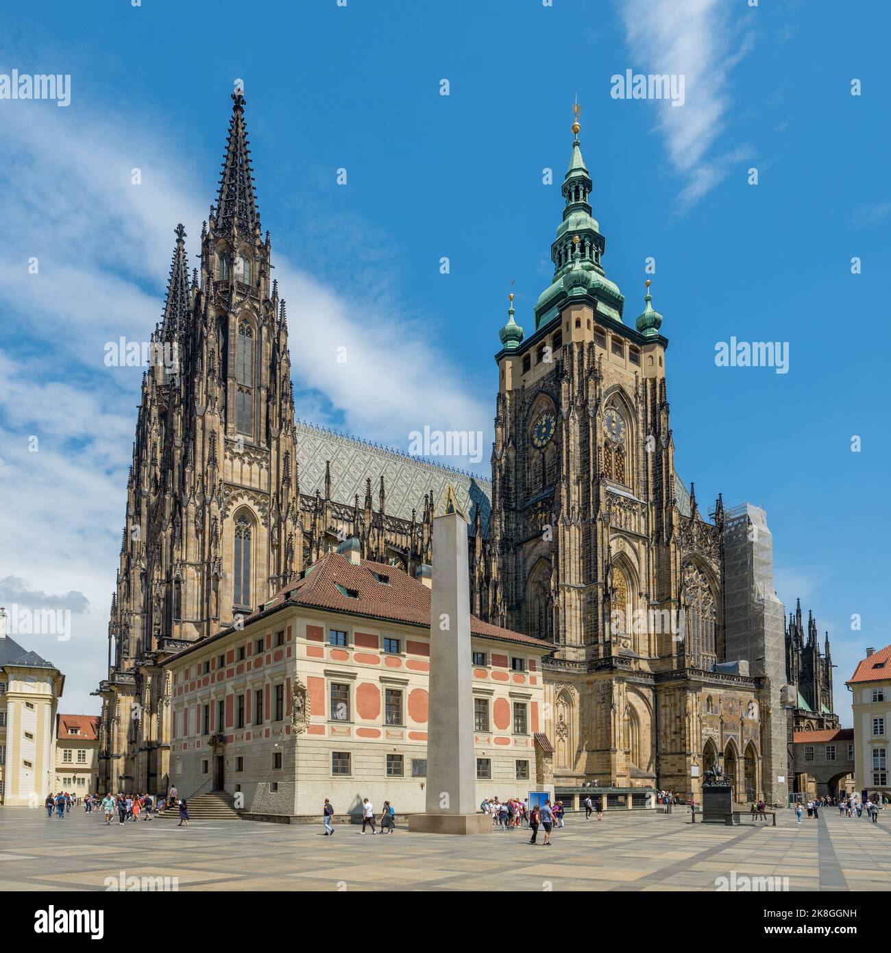 Cattedrale di San Vito a Praga, Repubblica Ceca Foto Stock