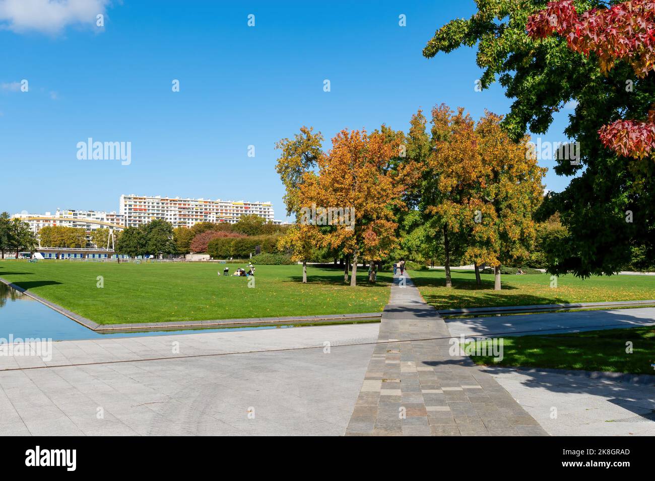 Parc Andre Citroen - Parigi, Francia Foto Stock