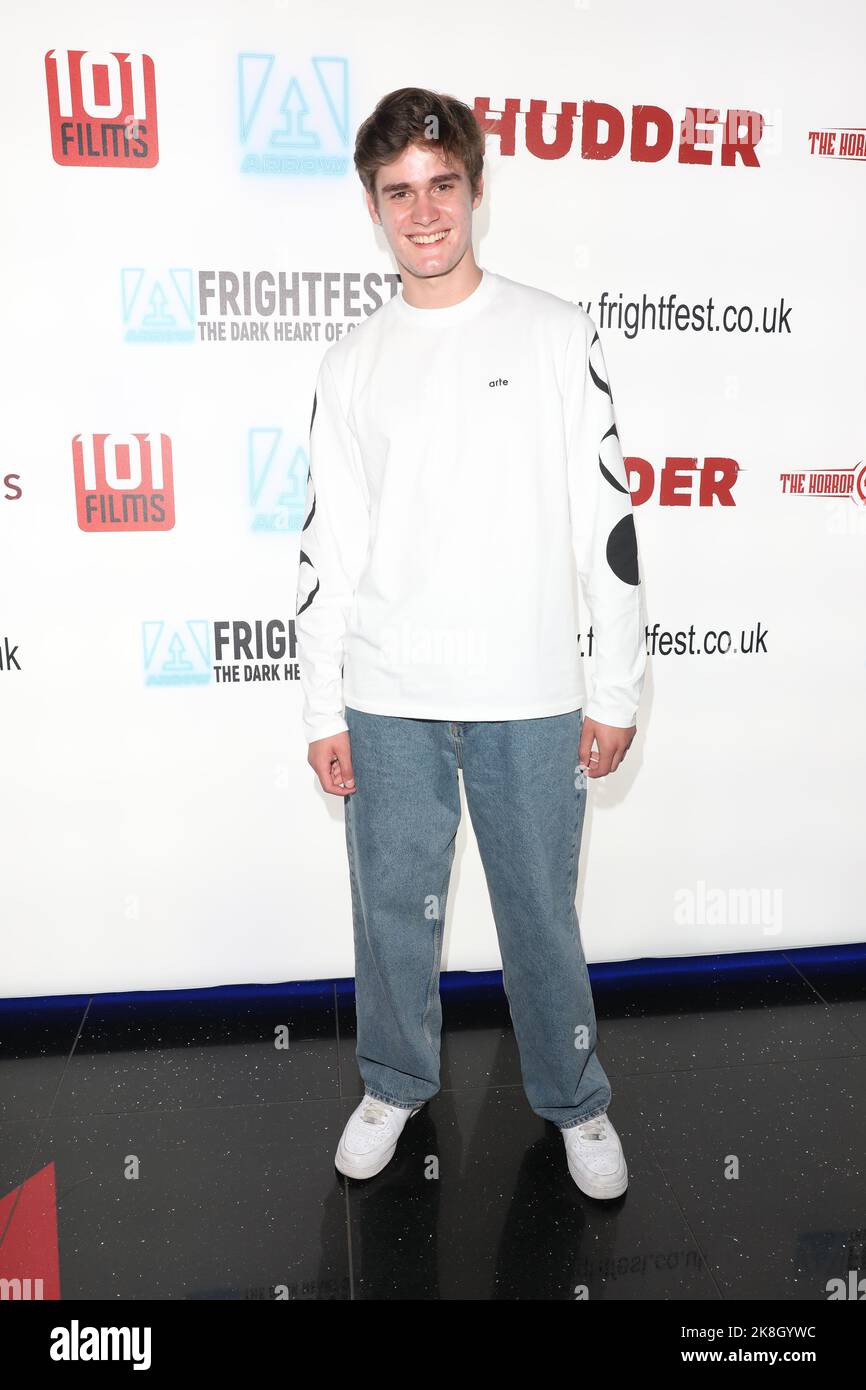 Kasim Meesters partecipa alla prima del film 'Deep Fear' alla Arrow FrightFest tenutasi a Cineworld Leicester Square a Londra Foto Stock