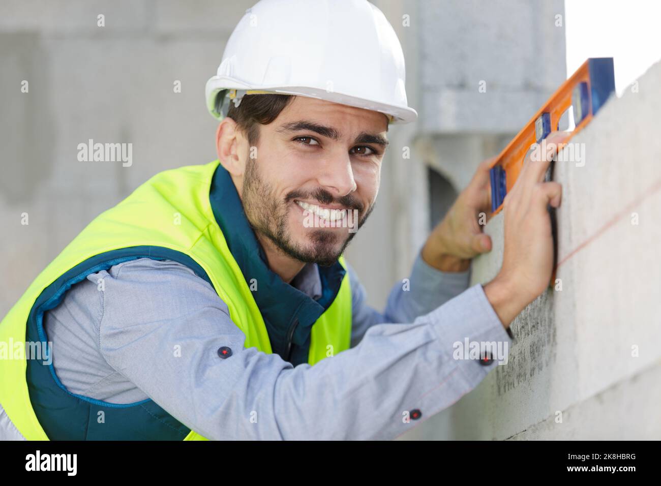 livello di alluminio sul blocco Foto Stock