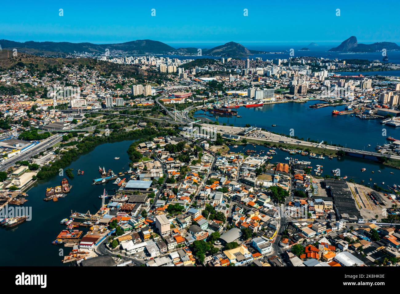 Niteroi, Rio de Janeiro, Brasile. Foto Stock