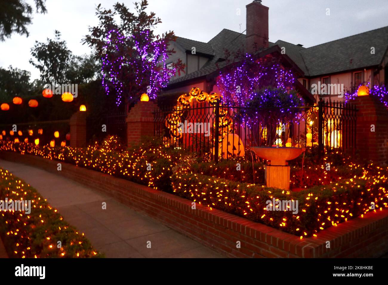 Toluca Lake, California, USA 22nd Ottobre 2022 Halloween Pumpkins