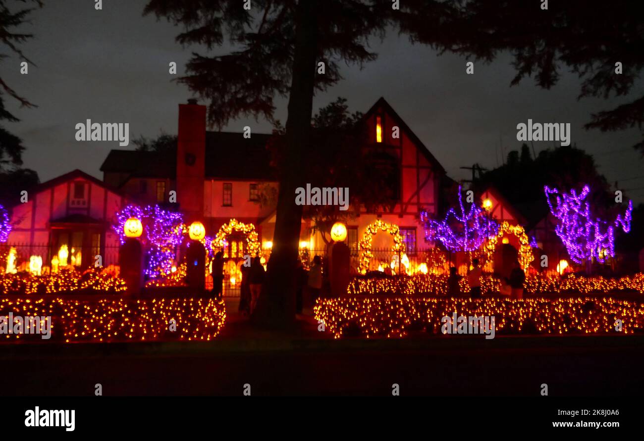Toluca Lake, California, USA 22nd Ottobre 2022 Halloween Pumpkins
