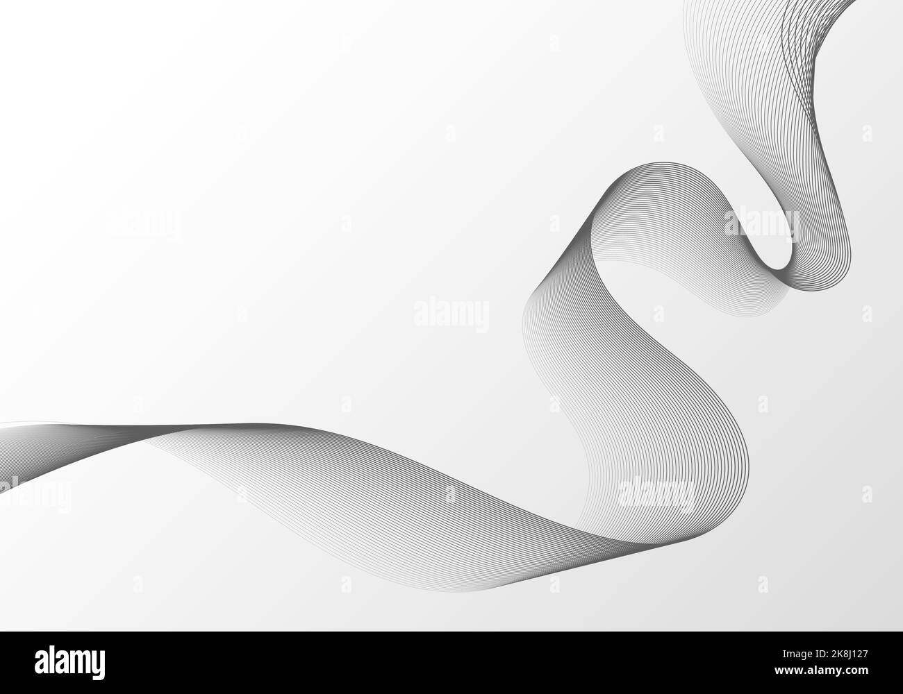 Astratto futuristico nero linea mesh modello disegno decorativo. Design sovrapposto per lo sfondo della copertina. Vettore Illustrazione Vettoriale