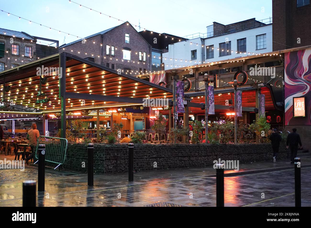 Piazza dei concerti. Liverpool, Regno Unito Foto Stock