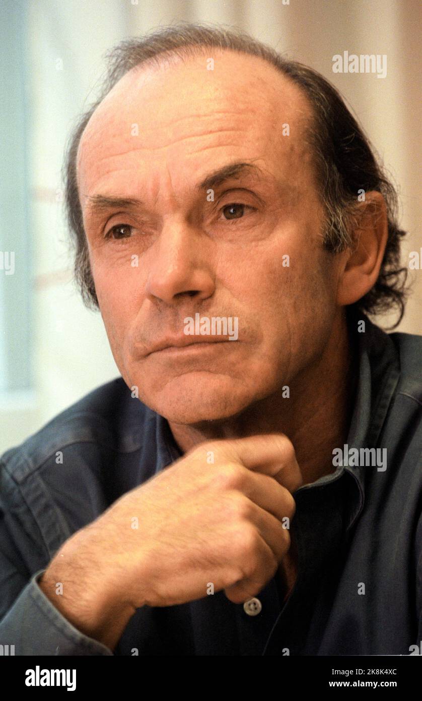 Oslo 19951124. Arne Næs Jr., broker di navi e scalatore di rocce. Grave. Foto: Gunnar Lier / NTB Foto Stock