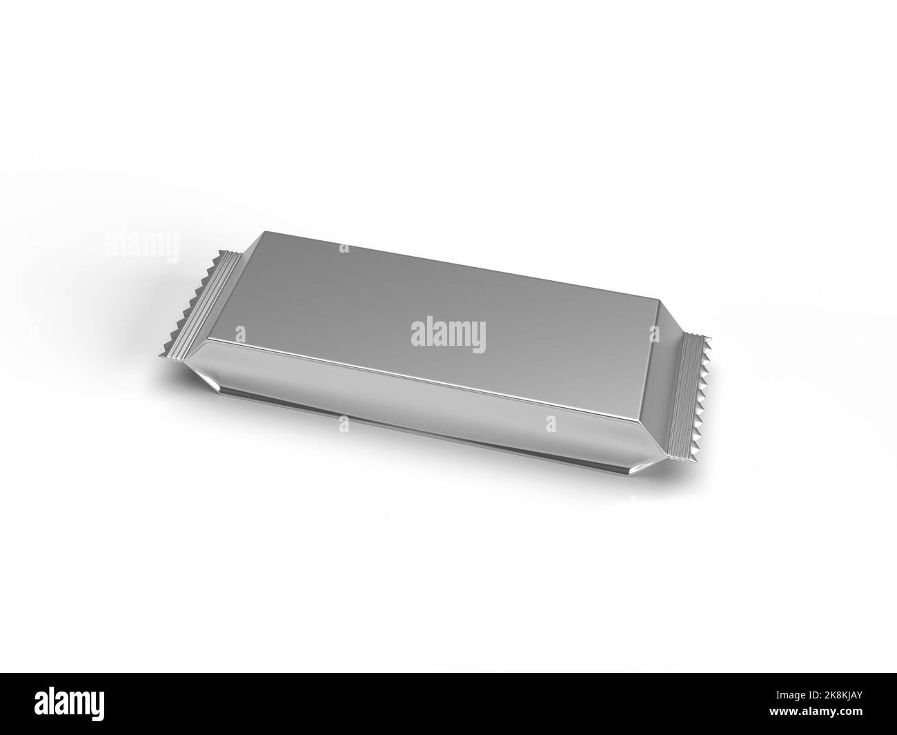 Rendering 3D Chocolate Silver Pack Foto Stock