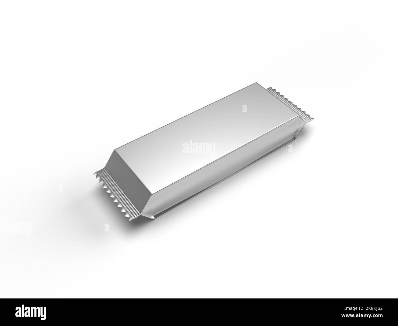 Rendering 3D Chocolate Silver Pack Foto Stock
