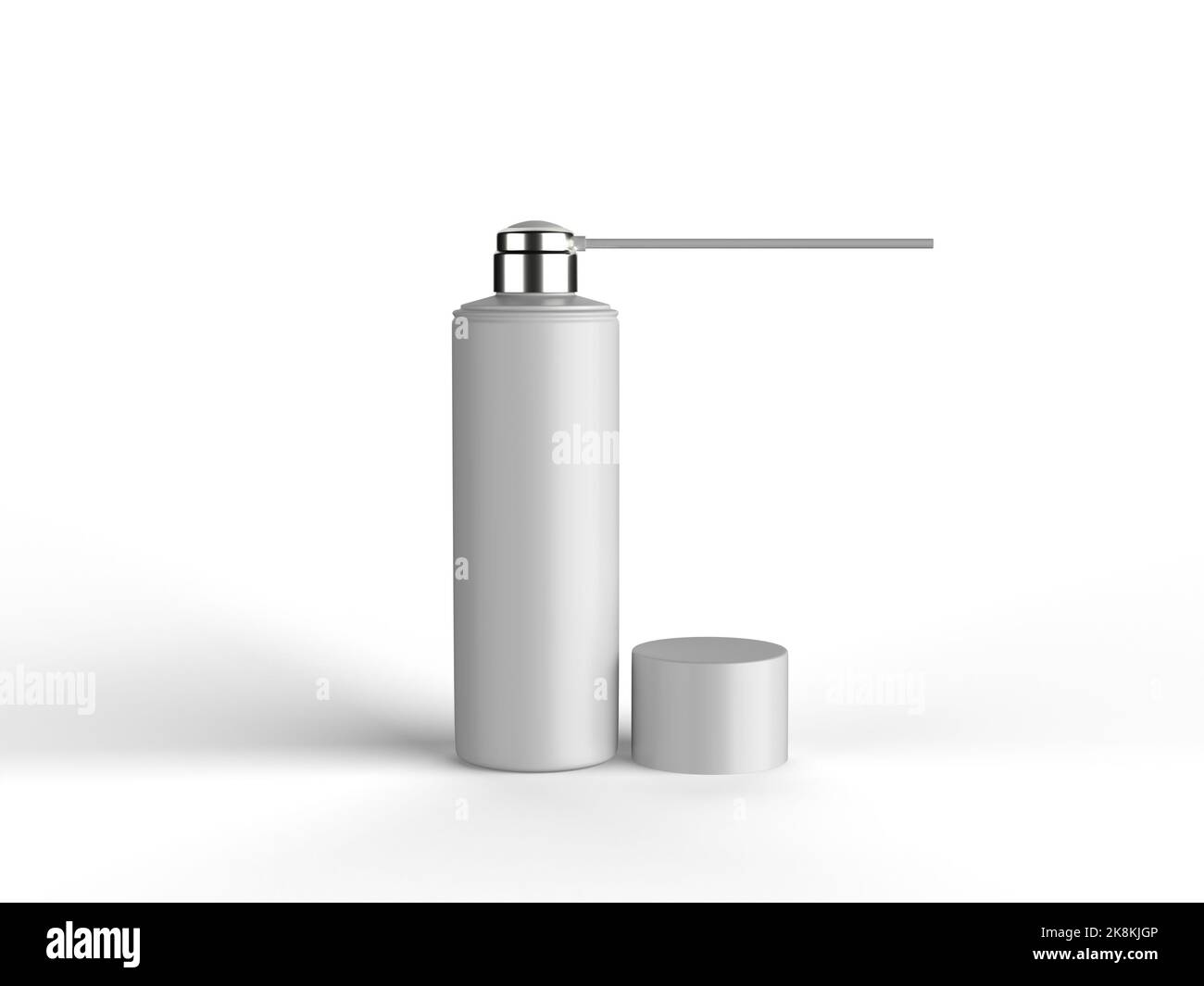 Flacone spray lucido 3D rendering Foto Stock