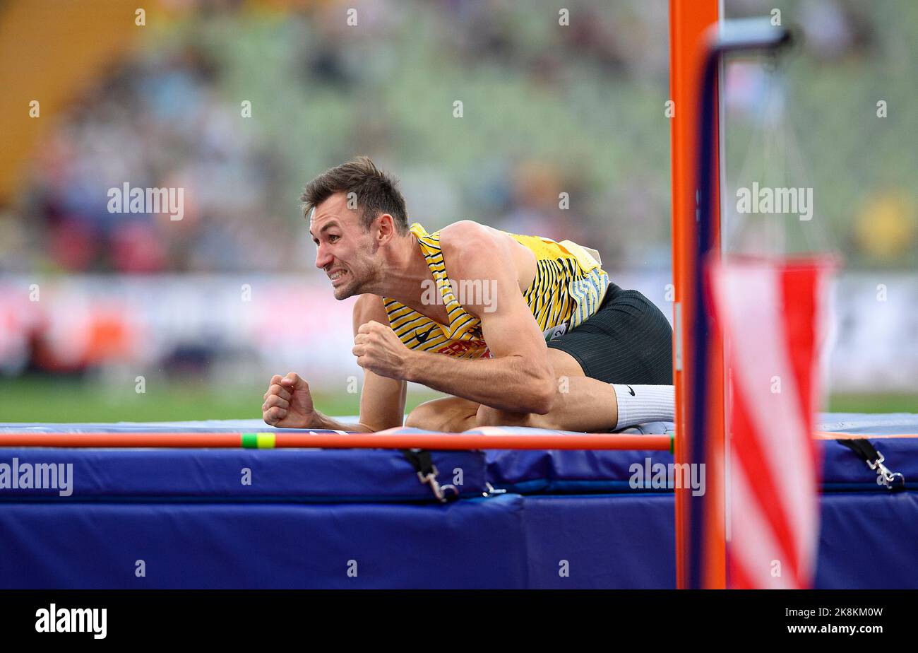 Niklas KAUL (GER) decathlon ad alto salto, su 15.08.2022 European Athletics Championships 2022, European Championships, dal 15,08. - 21.08.2022 a Monaco/Germania. Foto Stock