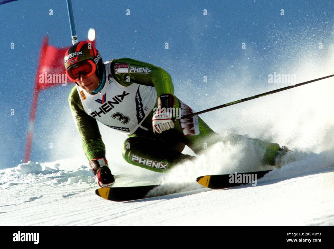 Sierra Nevada, Spagna Febbraio 1996. Lasse Kjus. Foto; Tor Richardsen / NTB Foto Stock