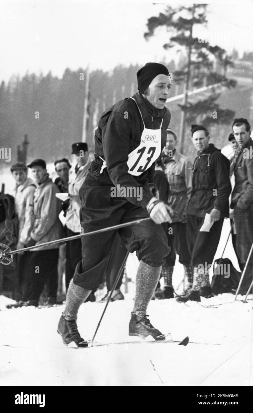 Combinata sverre stenersen va qui nella pista di fondo immagini e