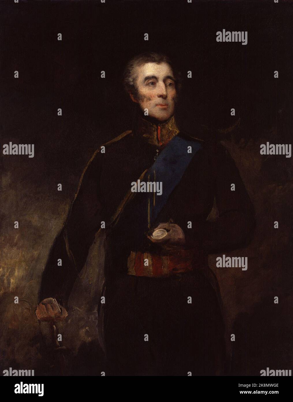 John Jackson (1778-1831) Scuola Inglese Arthur Wellesley, 1st Duca di Wellington 1830-1831 olio su tela (1,25 x 1 cm) Londra, National Portrait Gallery Foto Stock
