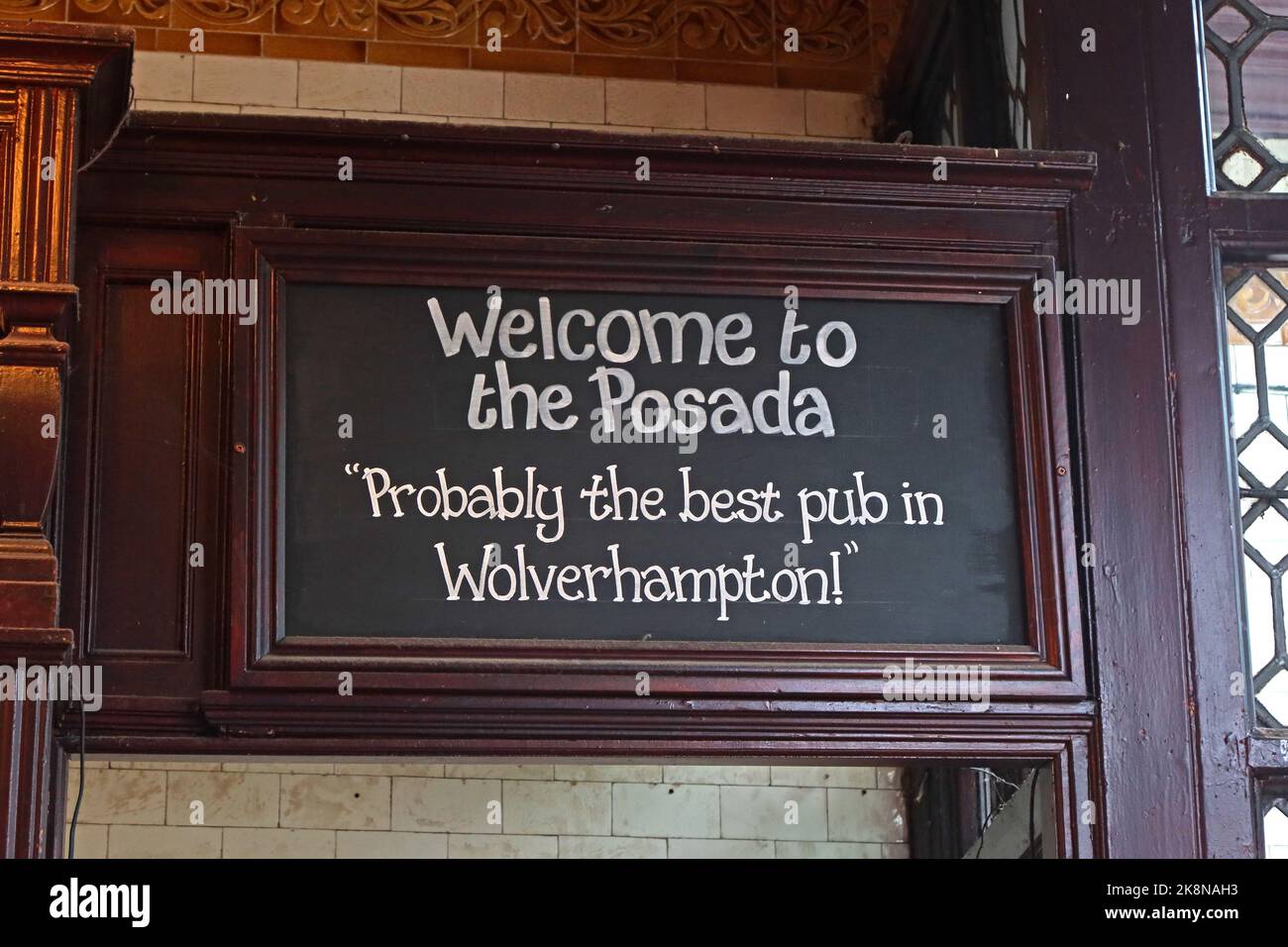 The Posada, probabilmente il miglior pub di Wolverhampton, 48 Lichfield St, Wolverhampton WV1 1DG Foto Stock