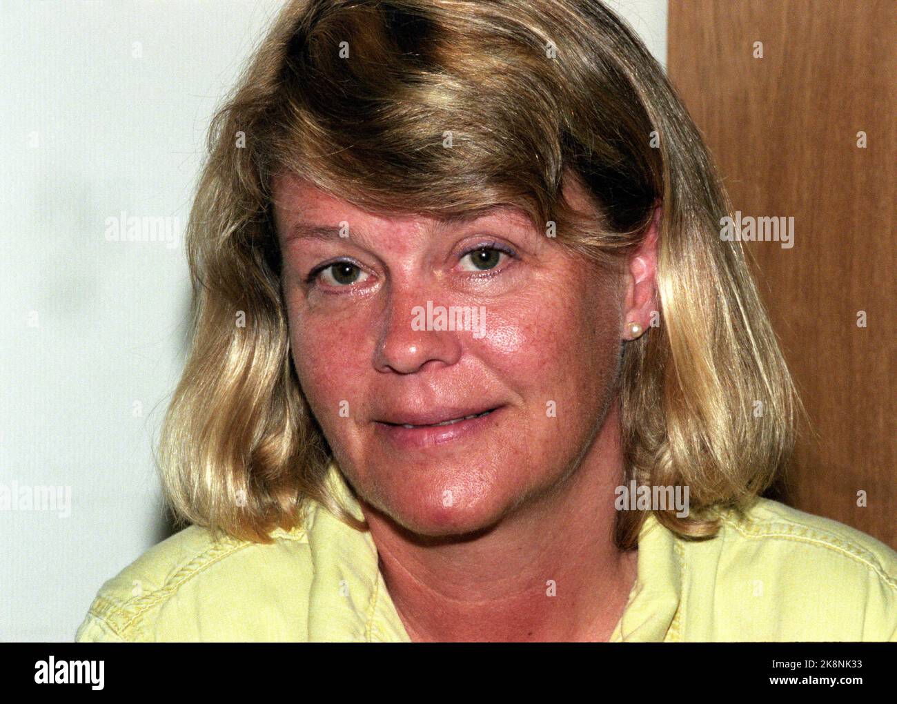 Oslo 1997. Marianne Heiberg, ricercatore presso il Norwegian Foreign Policy Institute (NUPI). Foto: Anne Norseth, NTB Foto Stock