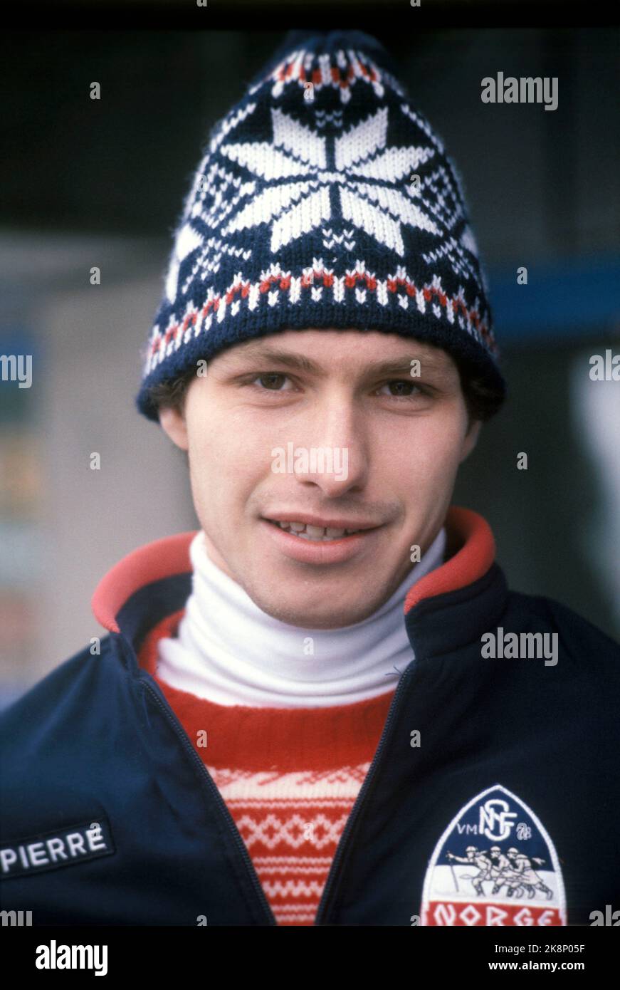 Lahti, Finlandia 1978-02: Coppa del mondo di sci, Lahti. Lars Erik Erikssen (NOR), febbraio 1978. Foto: Erik Thorberg / NTB / NTB Foto Stock