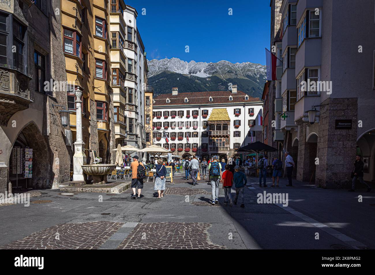 Il tetto dorato, Innsbruck, Austria Foto Stock